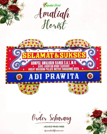 Papan Bunga Ucapan Selamat Ulak Ata